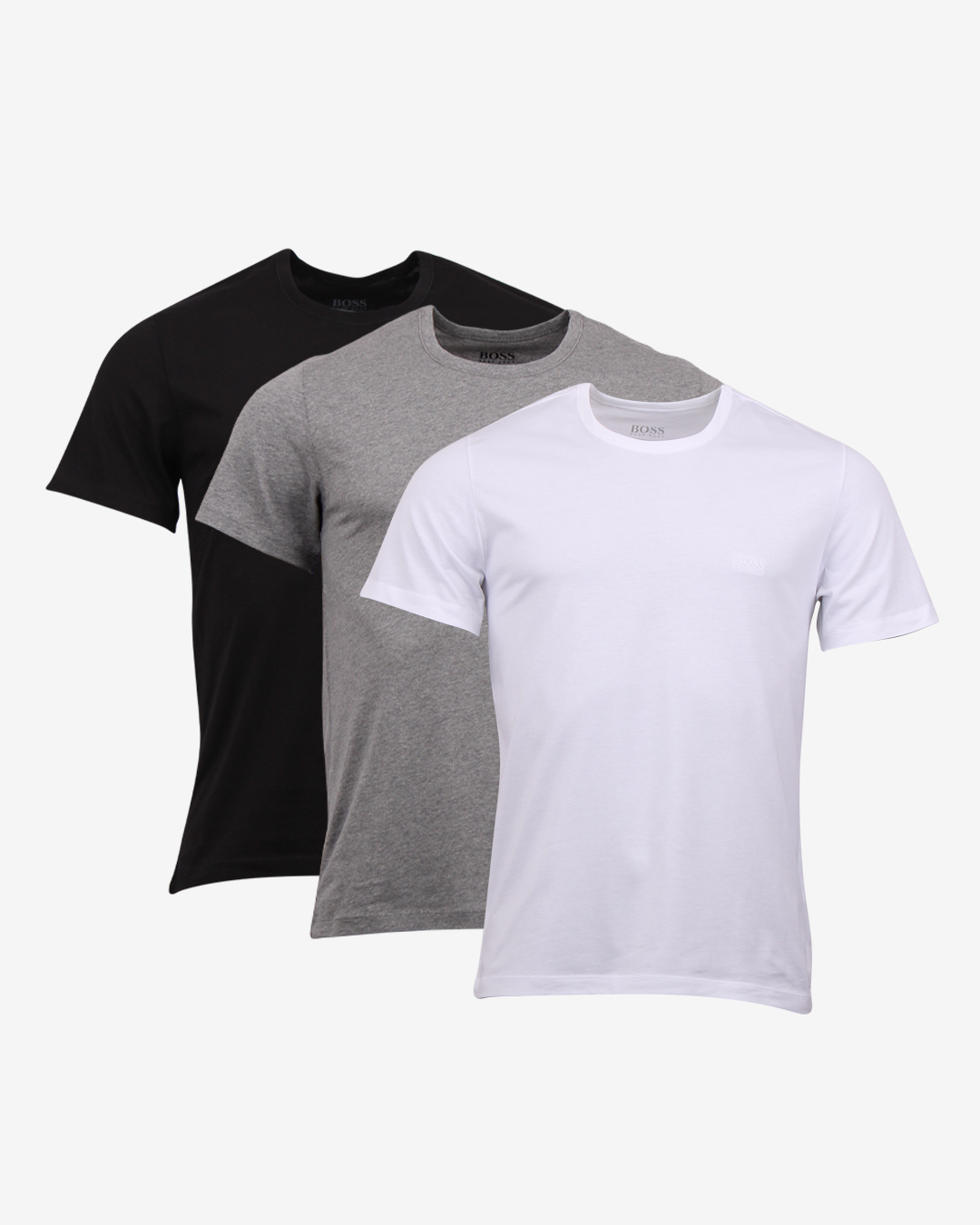 Billede af Hugo Boss Rundhals t-shirt 3-pak - Multi - Str. S - Modish.dk