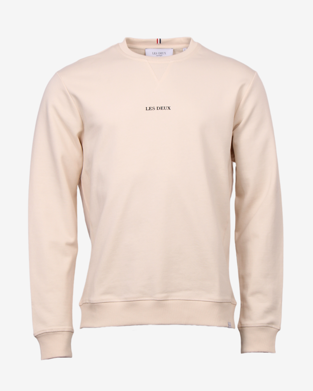 Se Les Deux Lens slim sweatshirt - Råhvid - Str. XL - Modish.dk hos Modish.dk