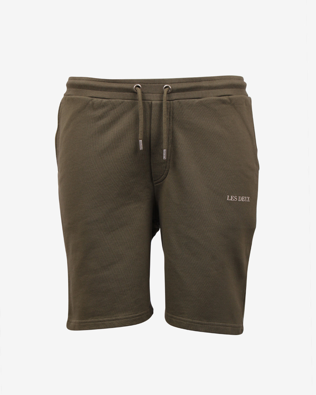 Se Les Deux Lens sweatshorts - Olivengrøn - Str. XS - Modish.dk hos Modish.dk