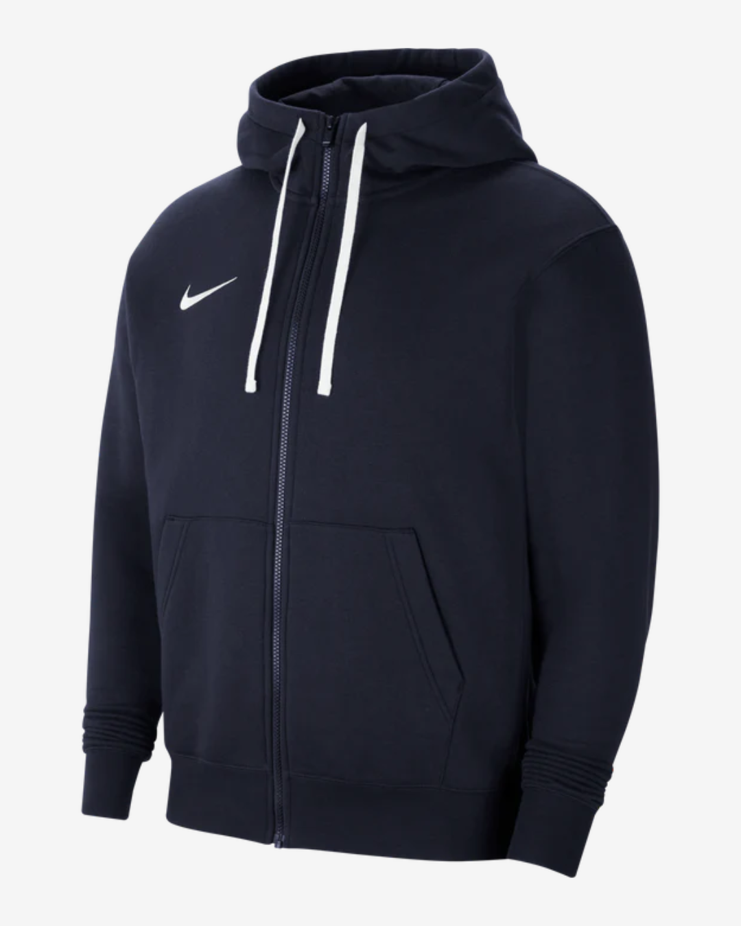 Se Nike Fleece park 20 zip hættetrøje - Navy - Str. XXL - Modish.dk hos Modish.dk