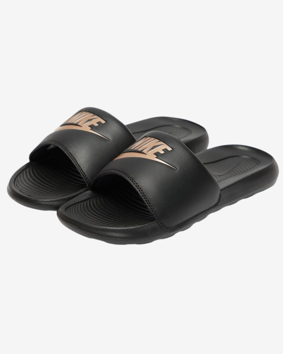 Billede af Nike Victori slippers - Sort / Bronze - Str. 44.5 - Modish.dk