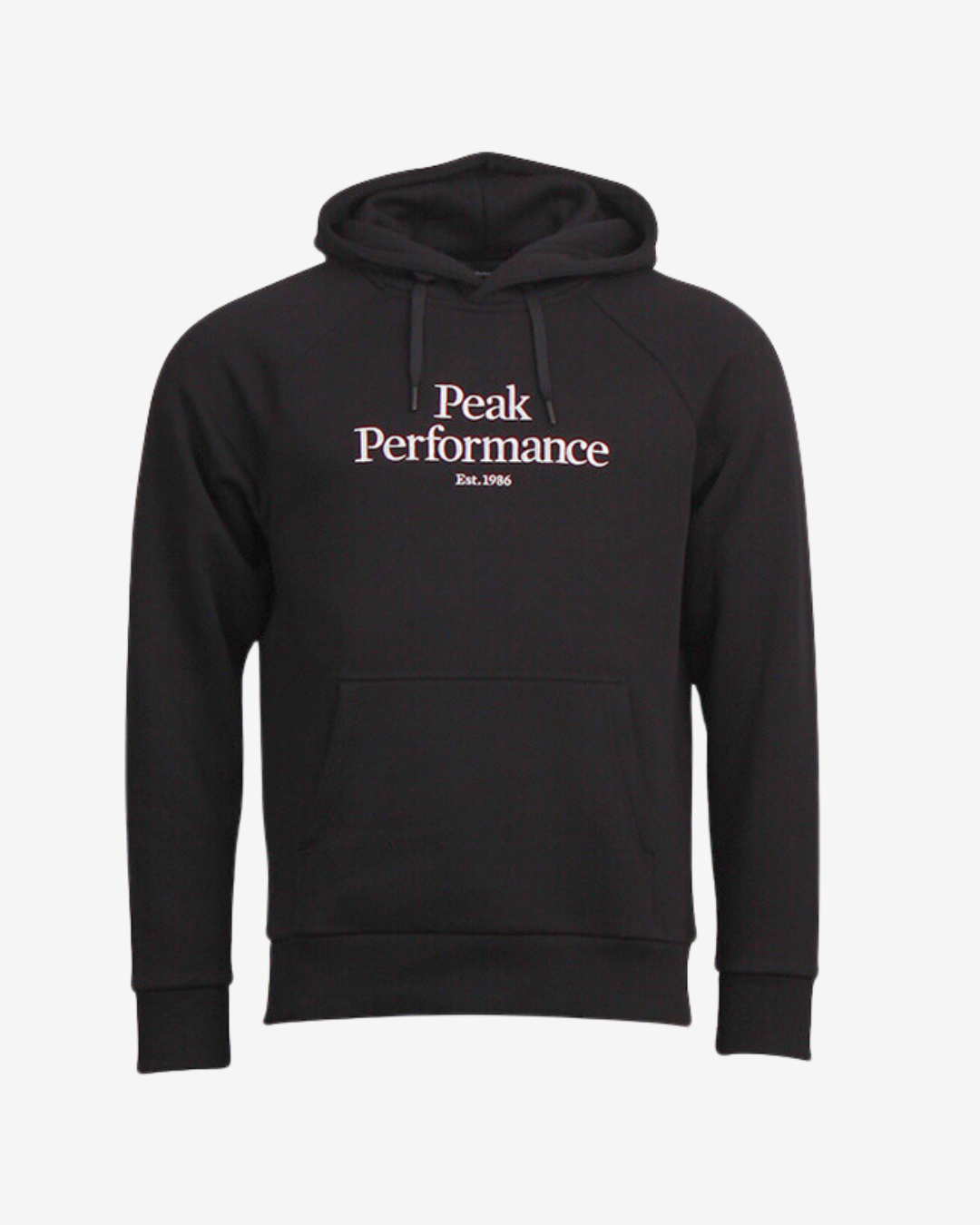 Billede af Peak Performance Original logo hættetrøje - Sort - Str. S - Modish.dk