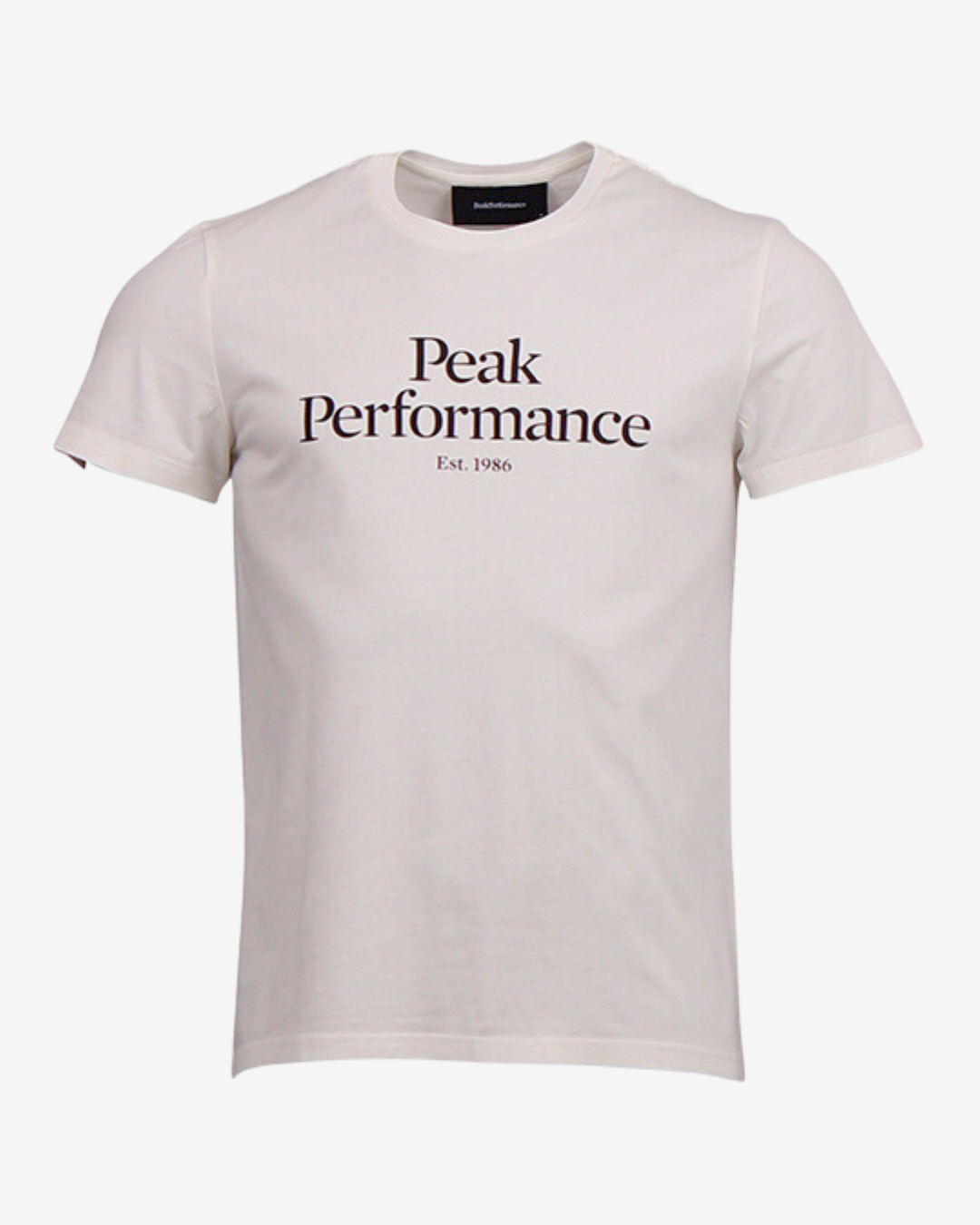 Se Peak Performance Original logo t-shirt - Råhvid - Str. M - Modish.dk hos Modish.dk