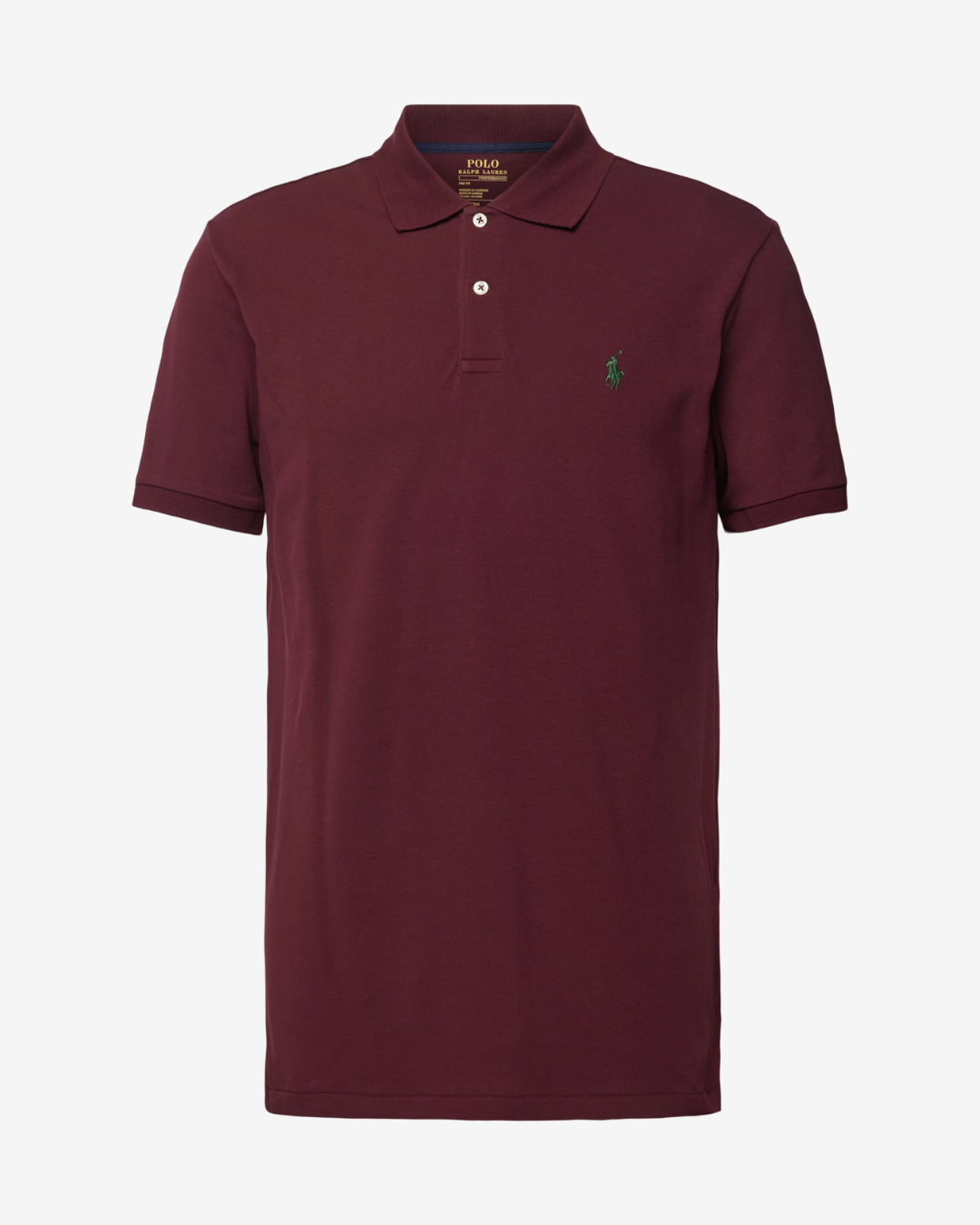 Se Ralph Lauren Performance slim polo - Bordeaux - Str. XXL - Modish.dk hos Modish.dk