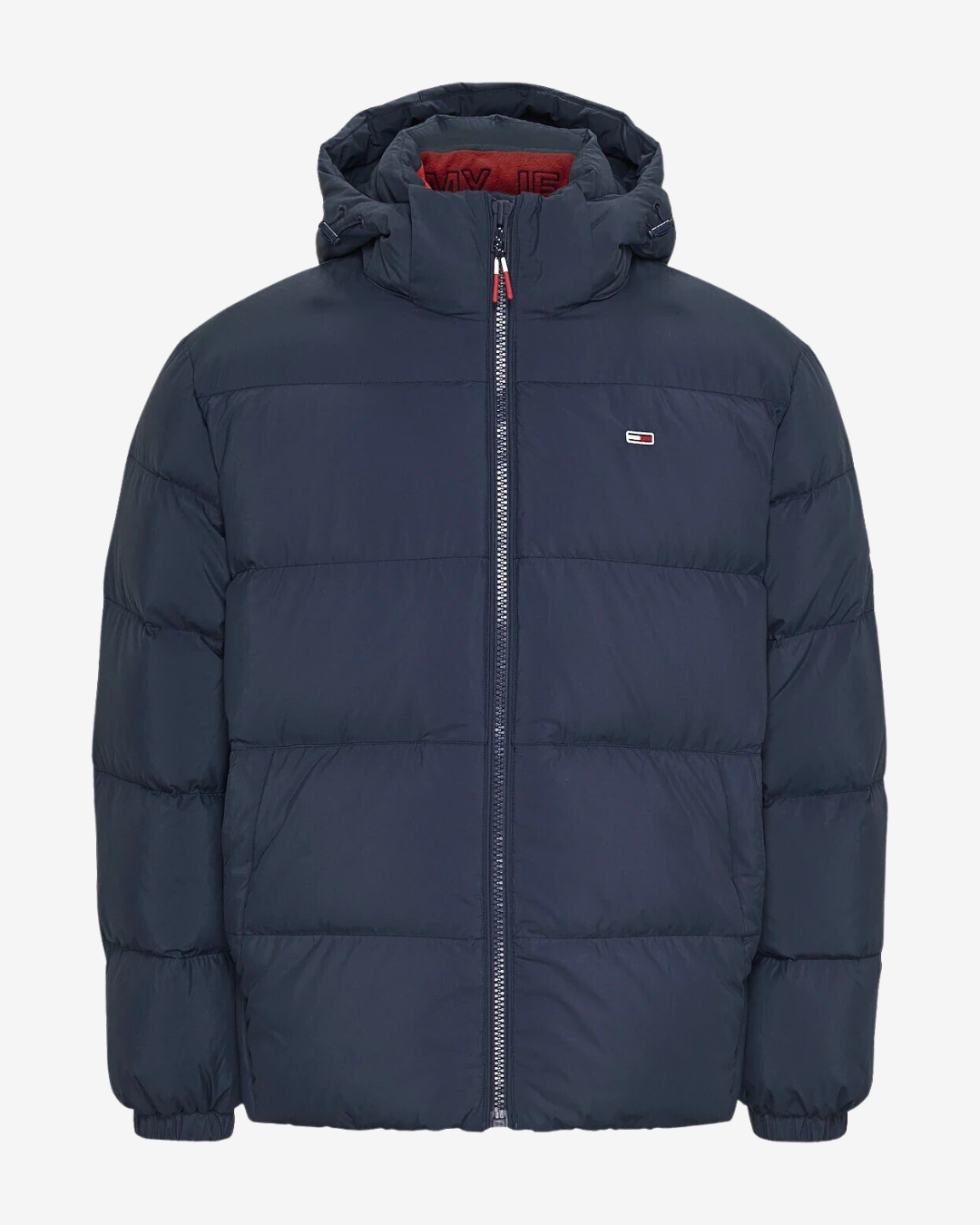 Se Tommy Hilfiger Essential dunjakke - Navy - Str. L - Modish.dk hos Modish.dk