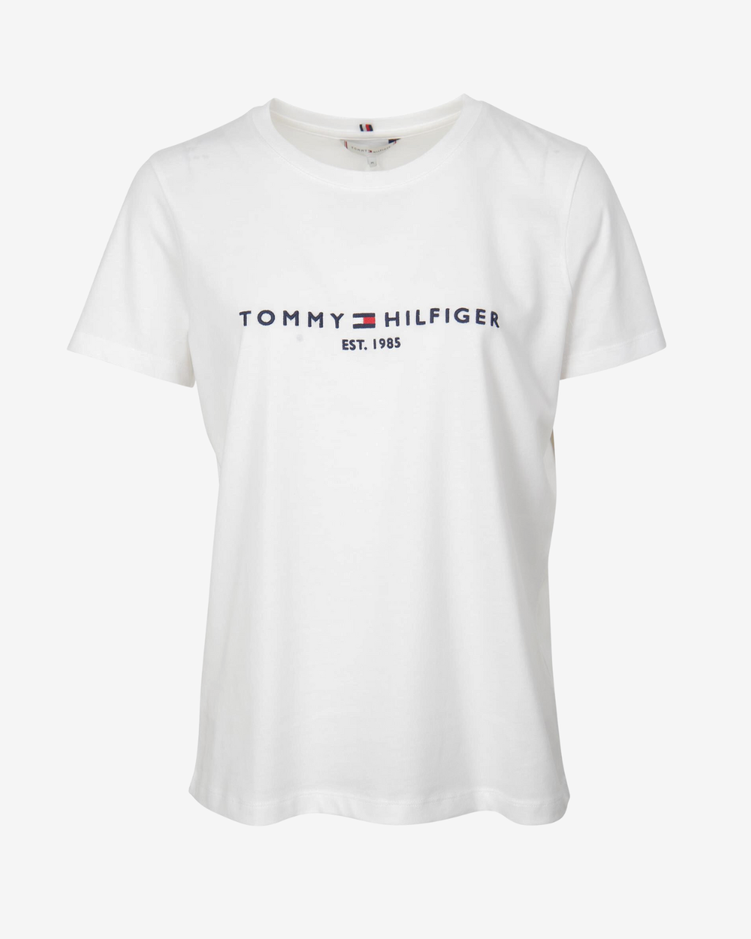 Billede af Tommy Hilfiger Heritage brand dame t-shirt - Hvid - Str. XL - Modish.dk