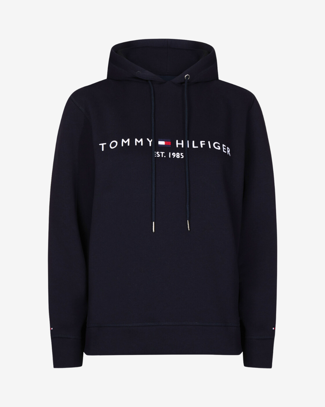 Se Tommy Hilfiger Heritage logo dame hættetrøje - Navy - Str. XS - Modish.dk hos Modish.dk