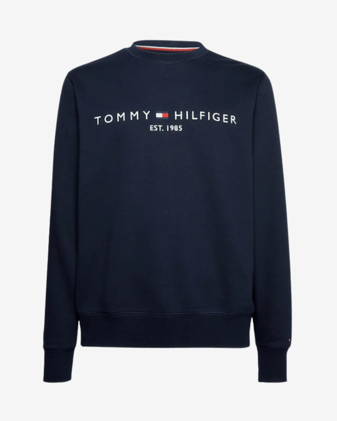 Tommy Hilfiger Klassisk logo sweatshirt - Navy - Str. L - Modish.dk