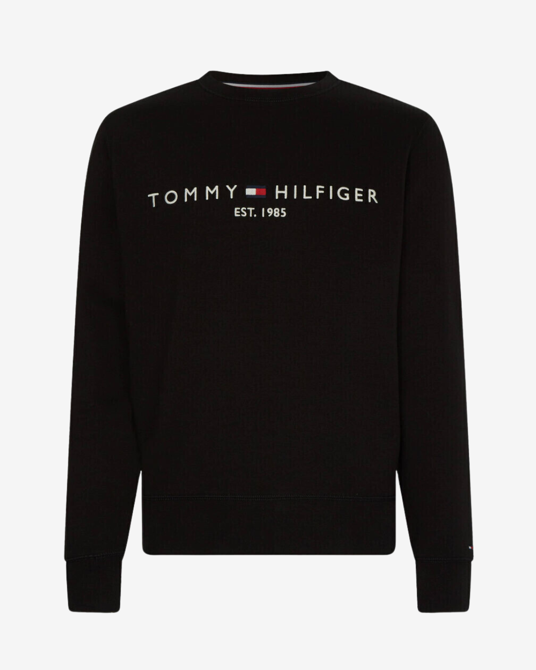 Tommy Hilfiger Klassisk logo sweatshirt - Sort - Str. XL - Modish.dk