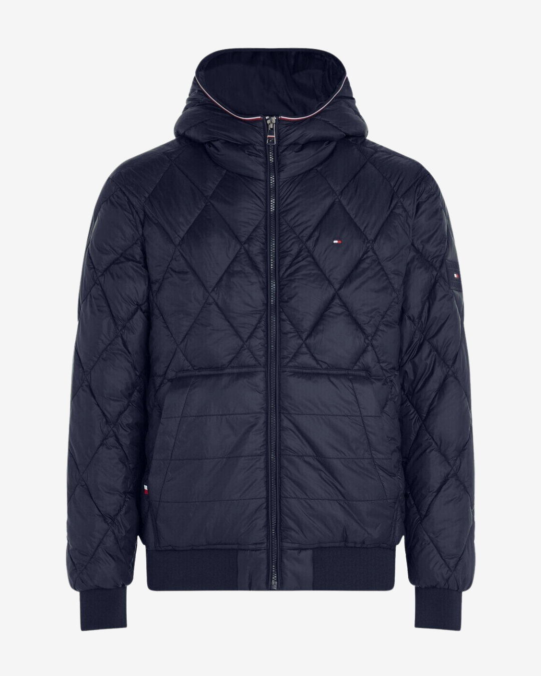 Se Tommy Hilfiger Quiltet vinterjakke Thermal insulation - Navy - Str. XL - Modish.dk hos Modish.dk