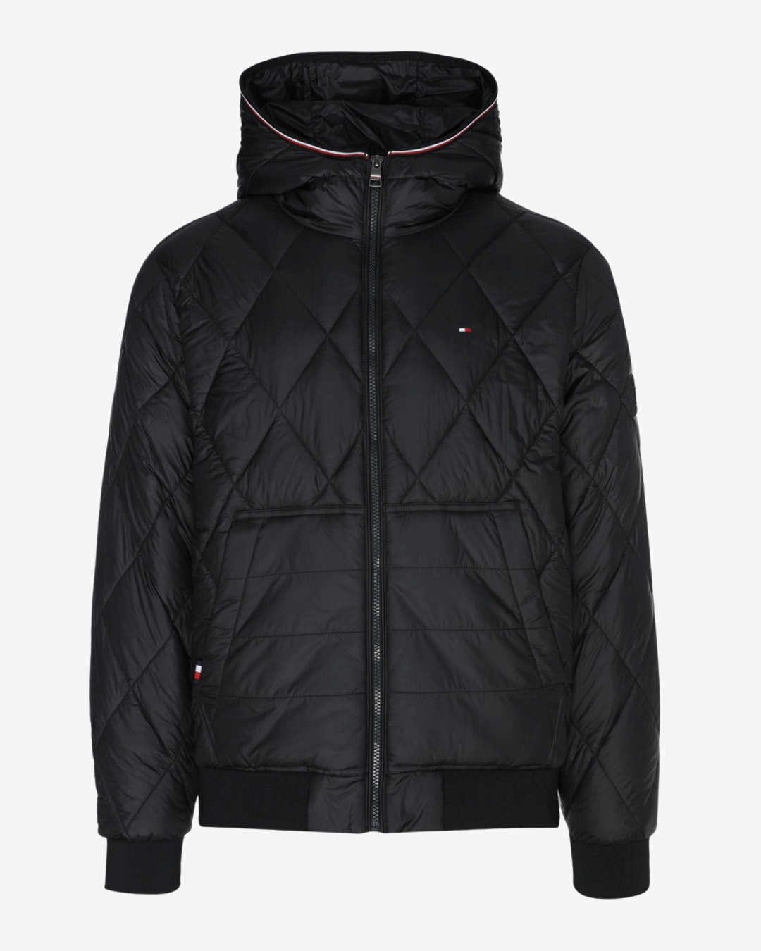 Se Tommy Hilfiger Quiltet vinterjakke Thermal insulation - Sort - Str. L - Modish.dk hos Modish.dk