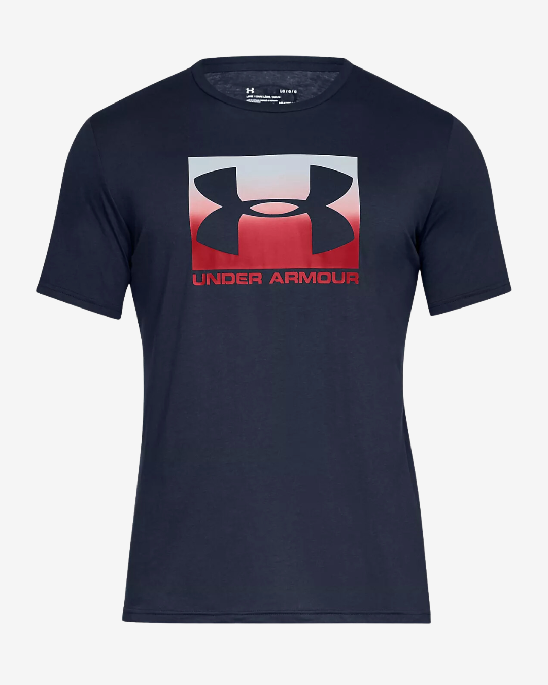 Se Under Armour Boxed sportstyle t-shirt - Navy - Str. XL - Modish.dk hos Modish.dk