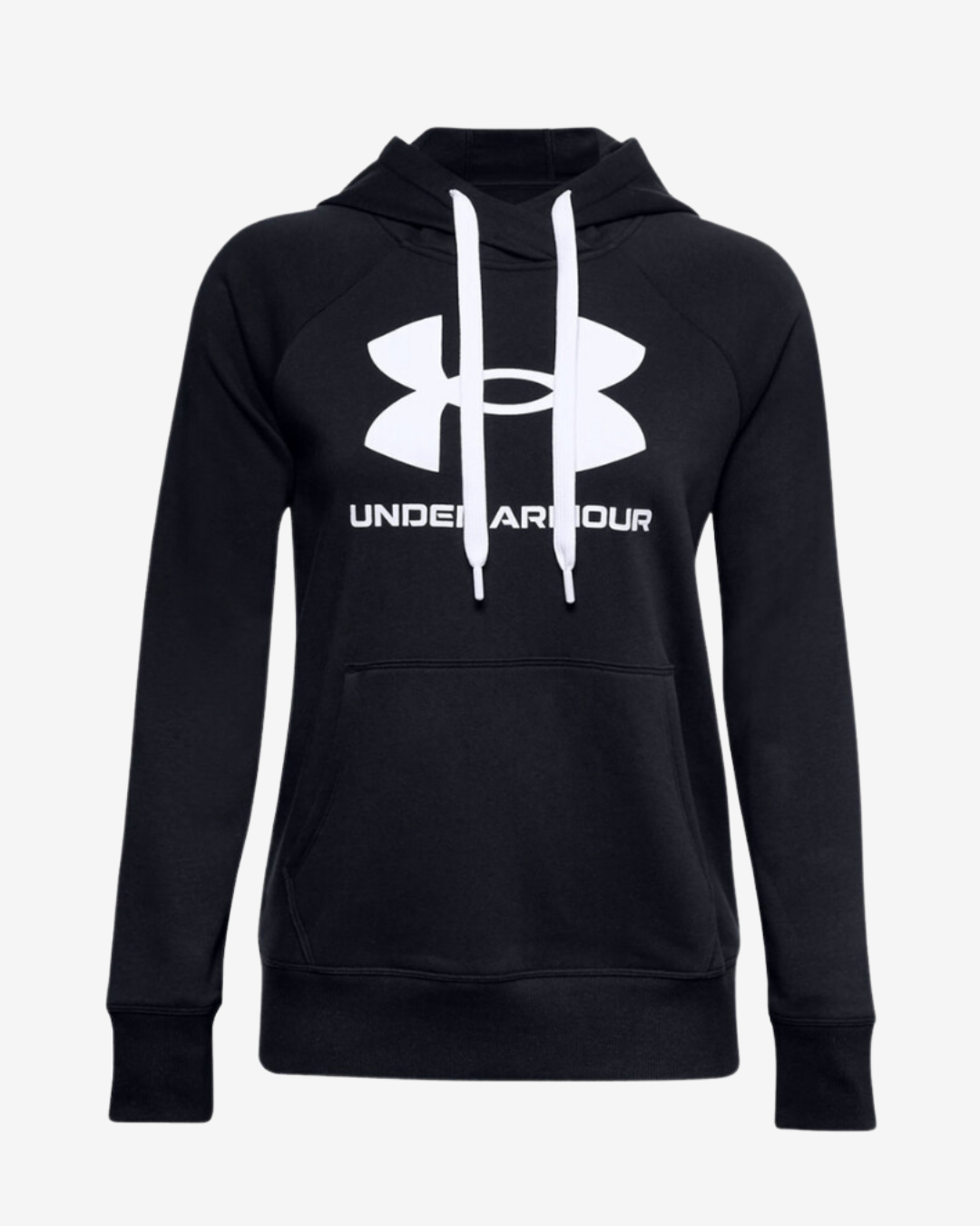 Billede af Under Armour Rival logo dame hættetrøje - Sort - Str. L - Modish.dk