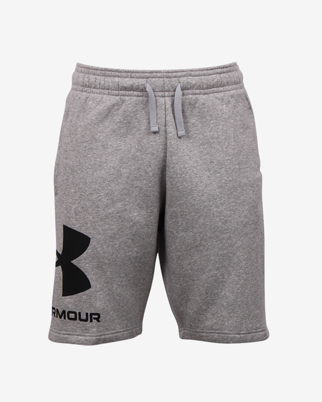 Se Under Armour Rival logo sweatshorts - Grå - Str. S - Modish.dk hos Modish.dk