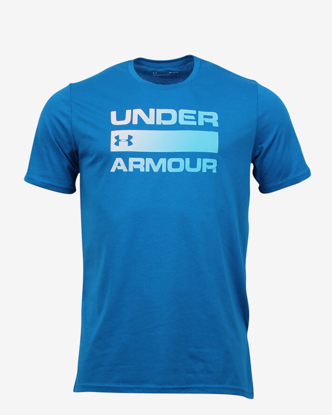 Se Under Armour Team issue wordmark t-shirt - Blå - Str. M - Modish.dk hos Modish.dk