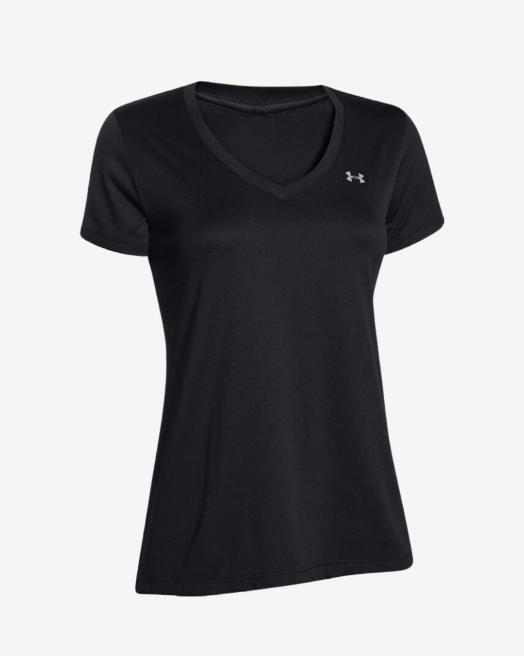 Billede af Under Armour Tech dame V-hals t-shirt - Sort - Str. XS - Modish.dk