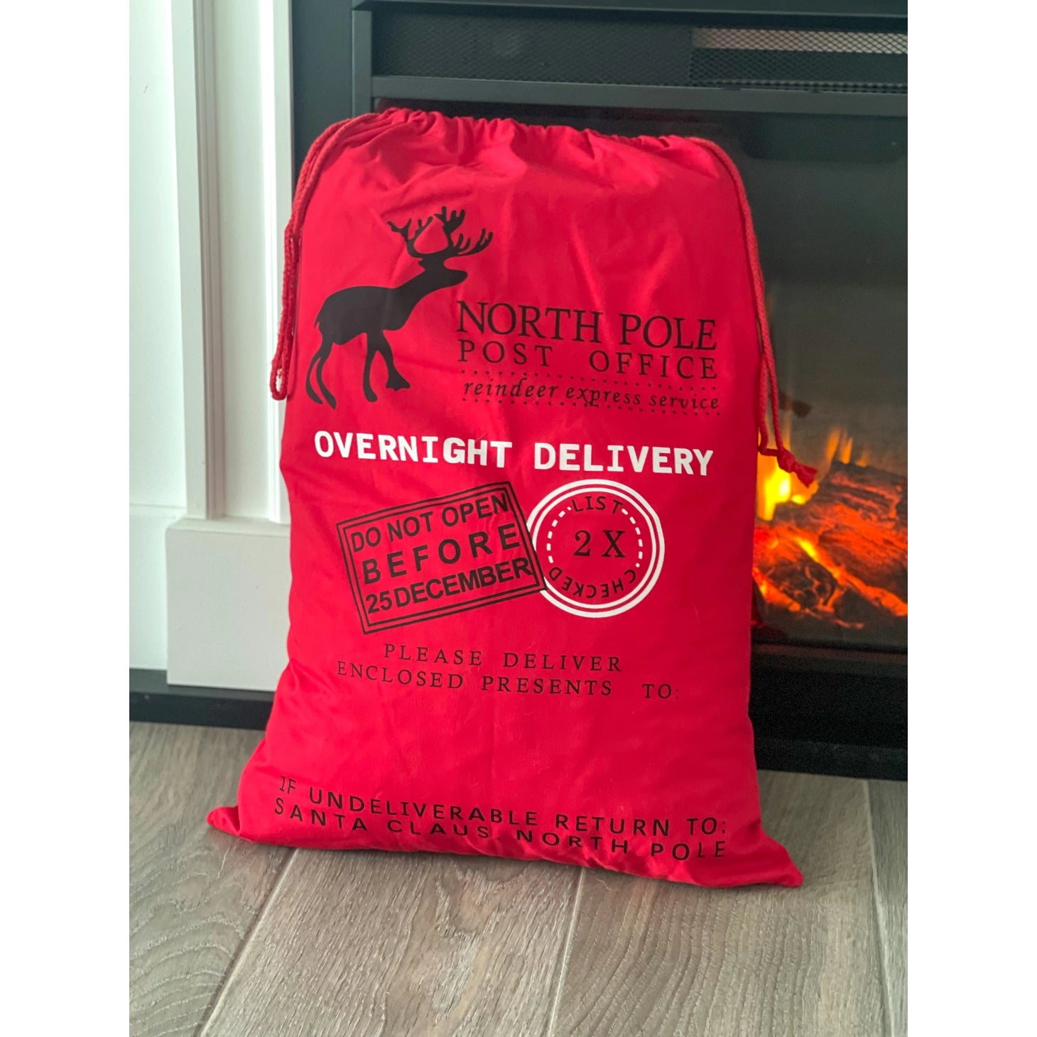 Santa Sack "North Pole Red"