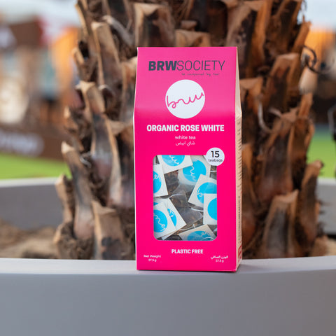 Organic Rose White teabags by BRW Society