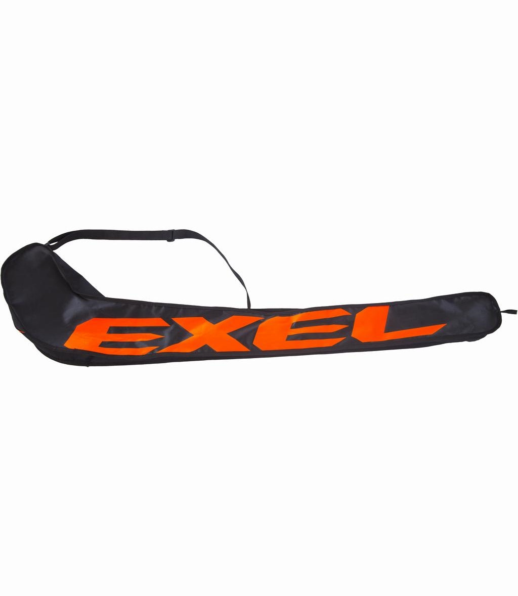 Exel Logo Stickbag Black/Neon Orange JR