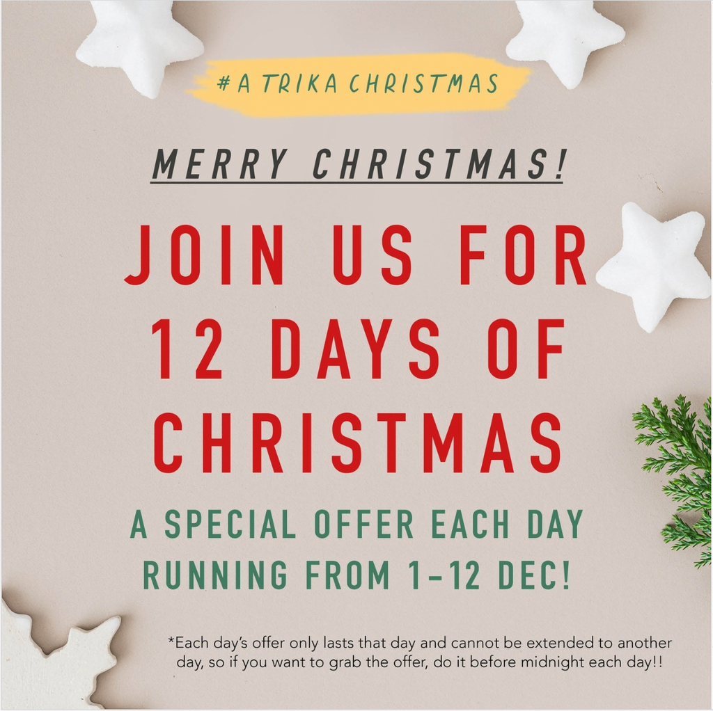 Trika Yoga 12 Days of Christmas Offers