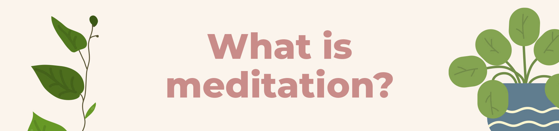 WHAT IS MEDITATION?