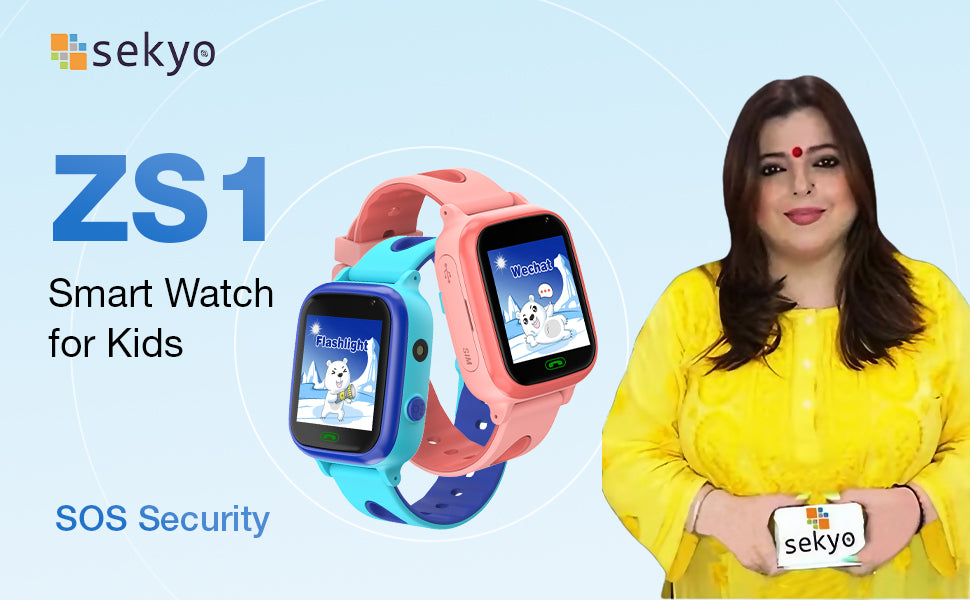 Kids Smart Watch with Music Player, Camera, Games, SOS Wrist Watch for Aged  3-14 | eBay