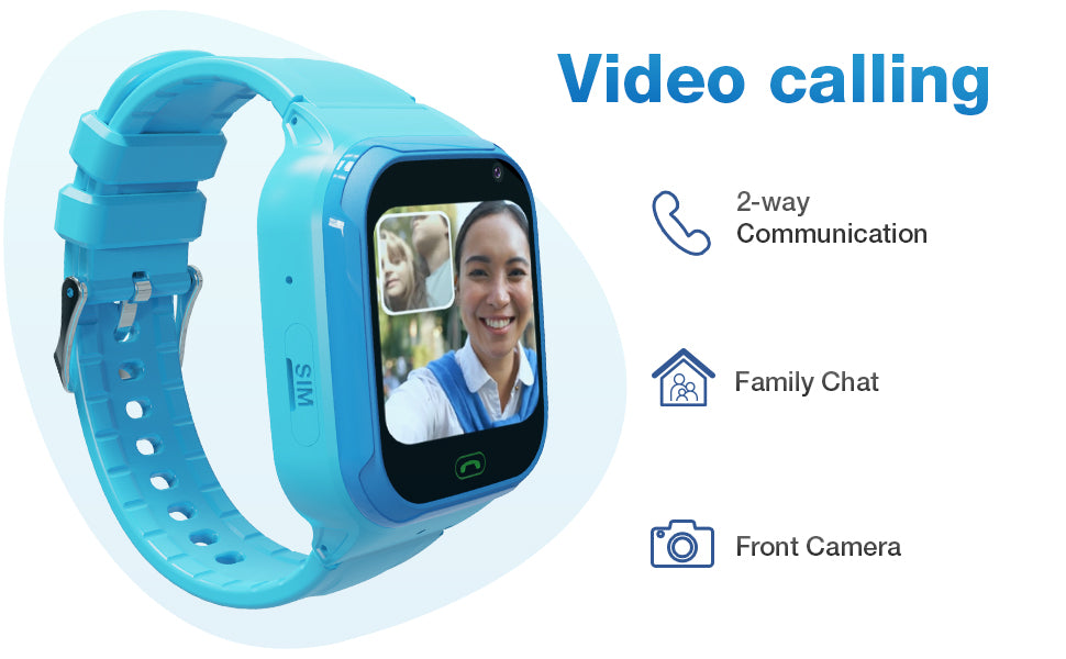 Kids Smart Watch Dual Camera Video Call 4G Unlocked Phone Watches Boys Girl  Gift | eBay