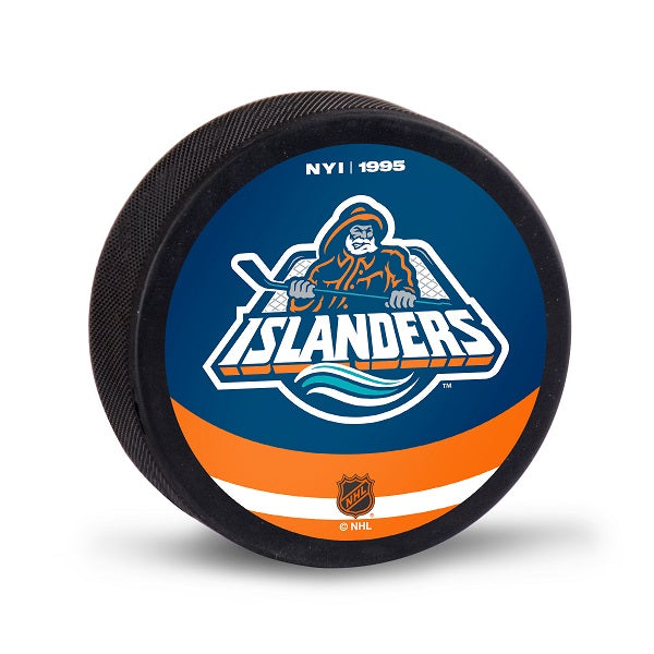 2022-2023 New York Islanders NHL Reverse Retro Dual Logo Souvenir Hockey  Puck