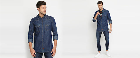 denim shirts for men