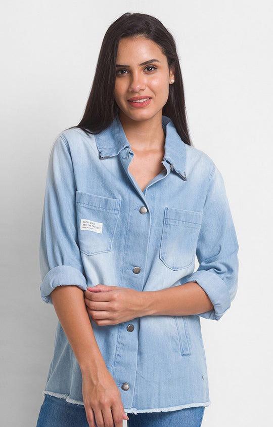 Denim Shirts For Women's