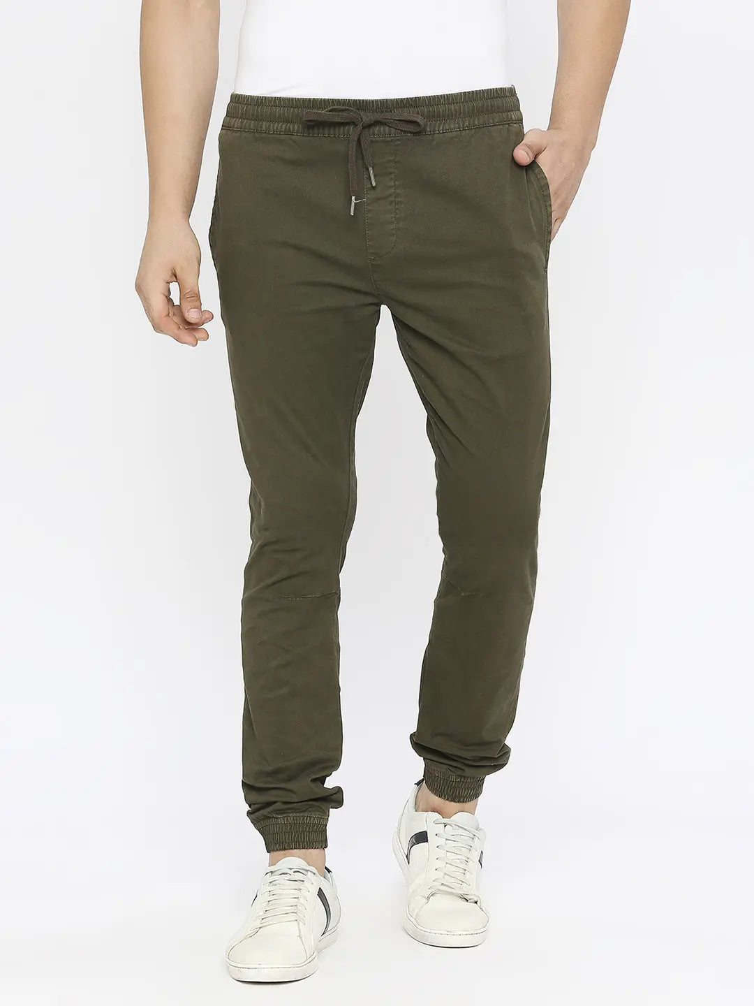 Buy U.S. Polo Assn. Denver Slim Fit Textured Casual Trousers - NNNOW.com