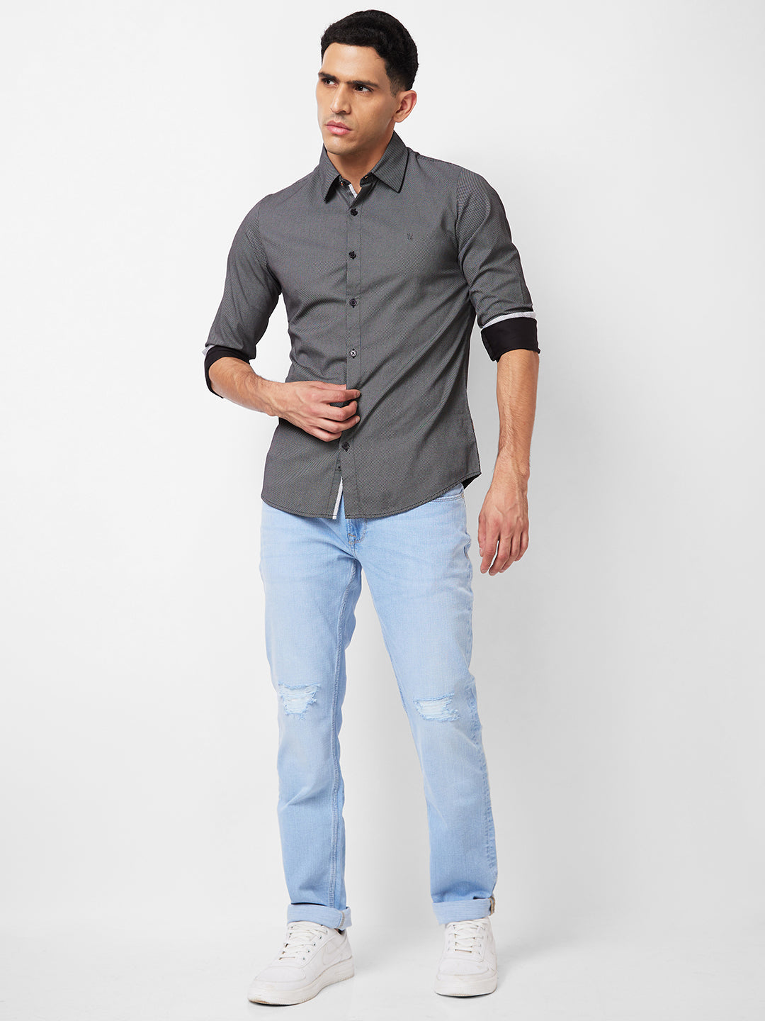 Buy German Grey Classic Shirt For Men | German Grey Shirt | Beyours