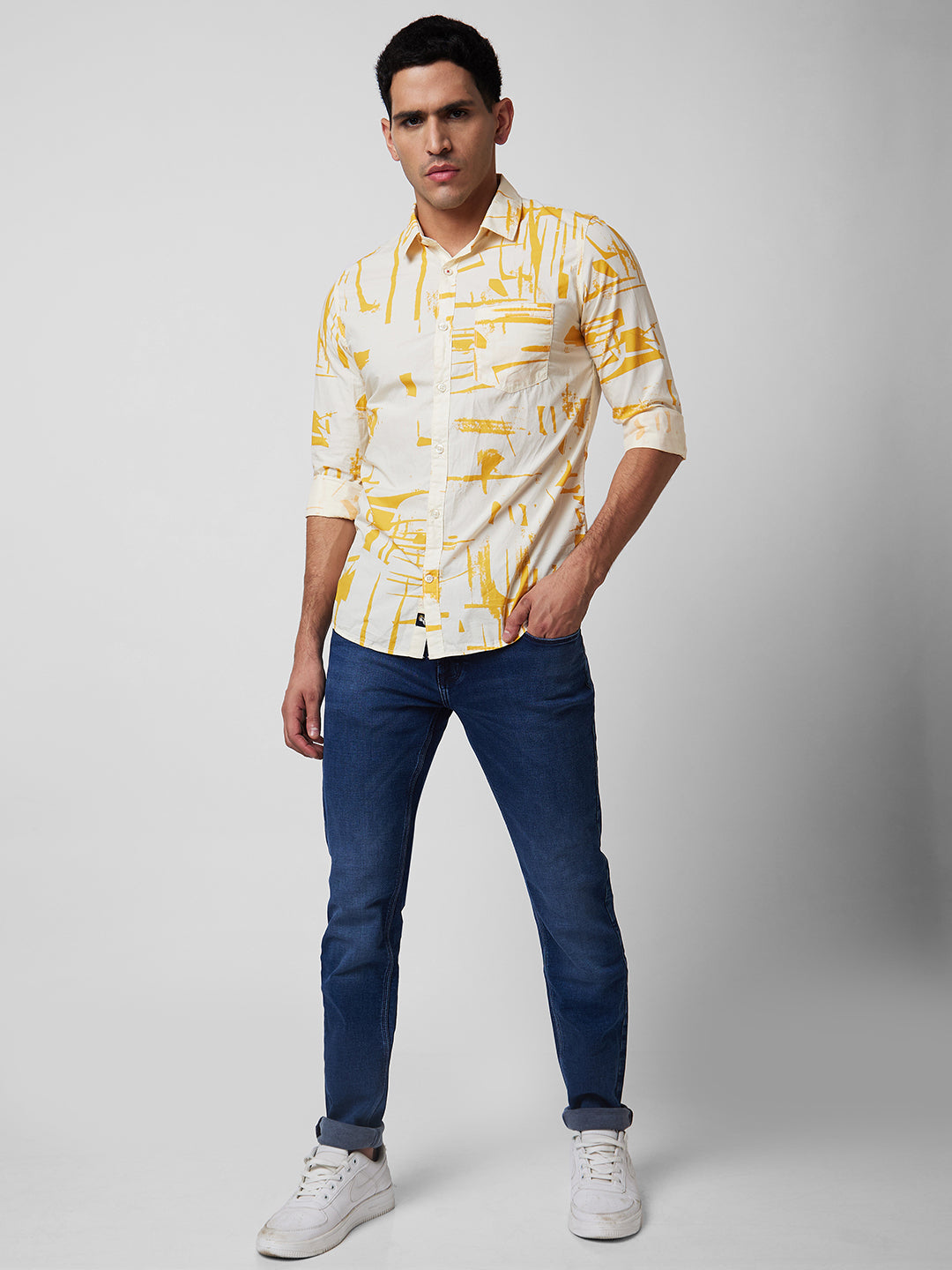Buy Yellow Shirts for Men by RED TAPE Online | Ajio.com