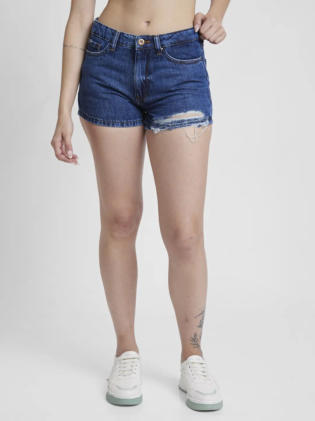 Buy Women's Cotton Viscose Casual Wear Regular Fit Shorts|Cottonworld