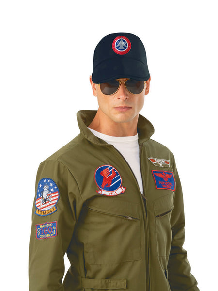 TOP GUN FLIGHT SUIT NAME TAG EMBROIDERED PATCH YOUR NAME - Wizard