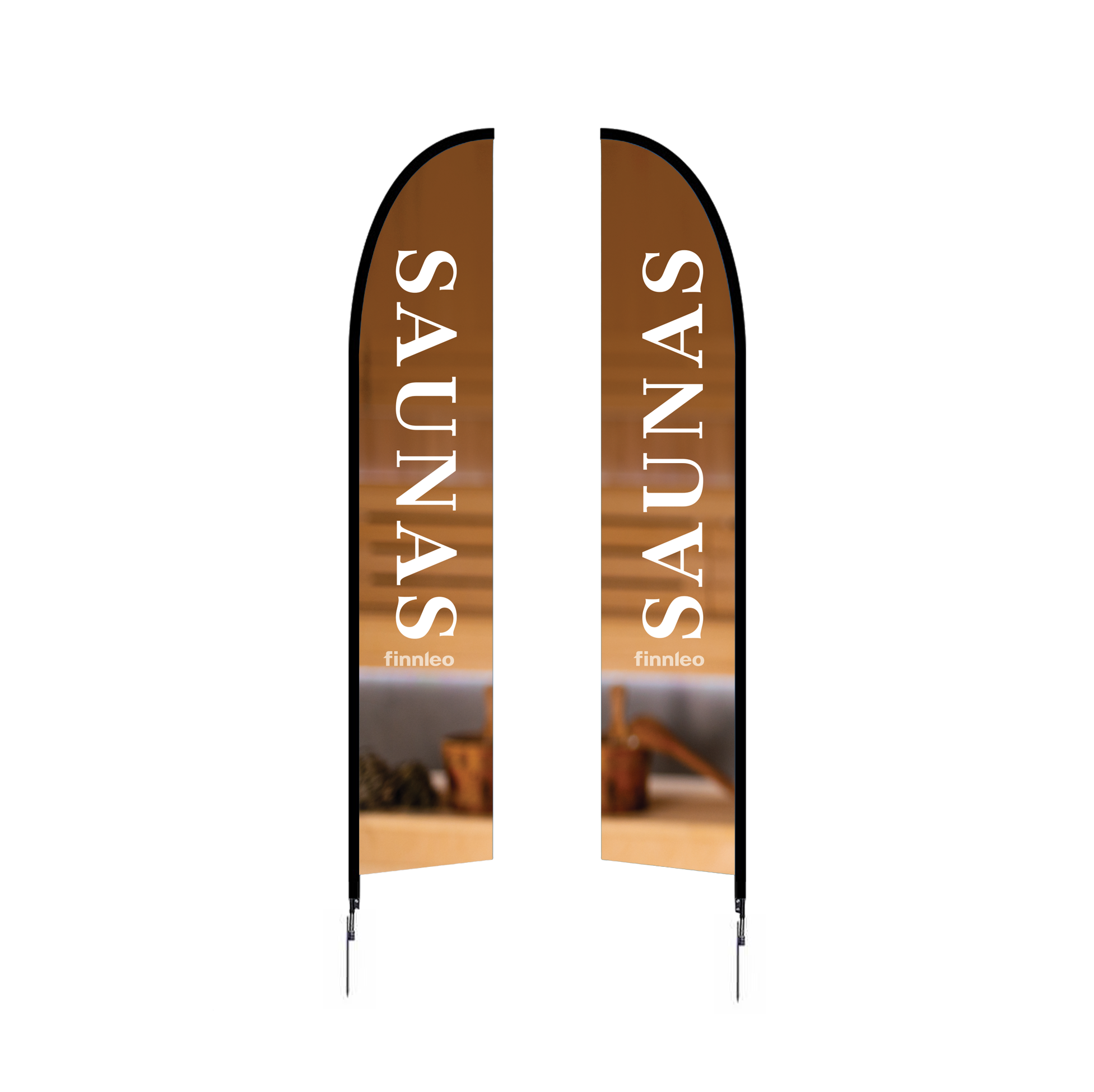 Saunas Logo Flag Image