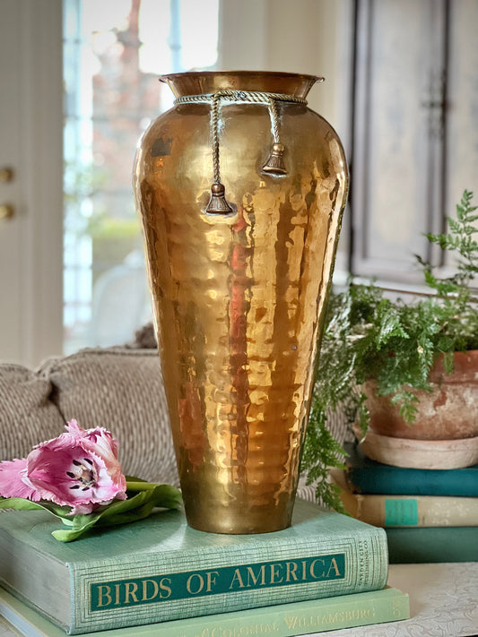 Pair of Fabulous Brass Shell Candle Wall Sconce Holders