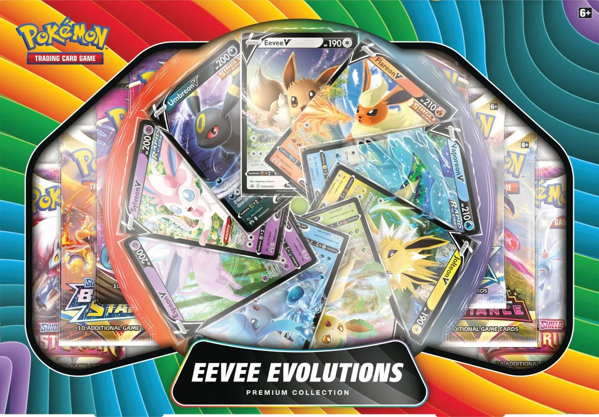 Pokémon Caja Eevee Evolutions Premium Collection Inglés 2022