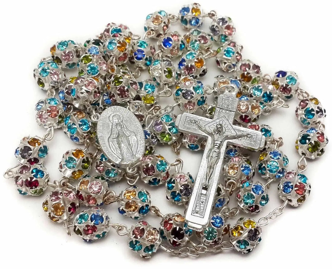 Catholic Rosary, Christian Jewelry, Miraculous Medals, Catholic Neckla –  Phoebe`s