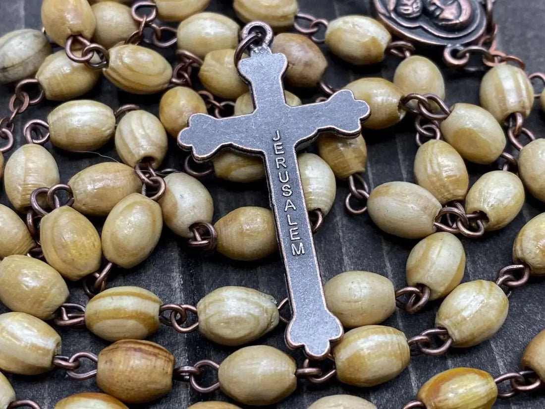 Prayer Olive Wood Chaplet Rosary Beaded - Nazareth Store