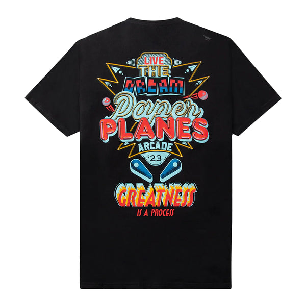 Paper Planes - PROCESS HEAVYWEIGHT TEE - Washed Black