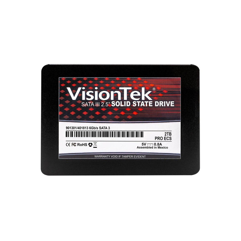 VisionTek - PRO ECS 901301 - 2TB Internal SSD - 2.5-Inch SFF - SATA 6GB/s - Box Unboxed