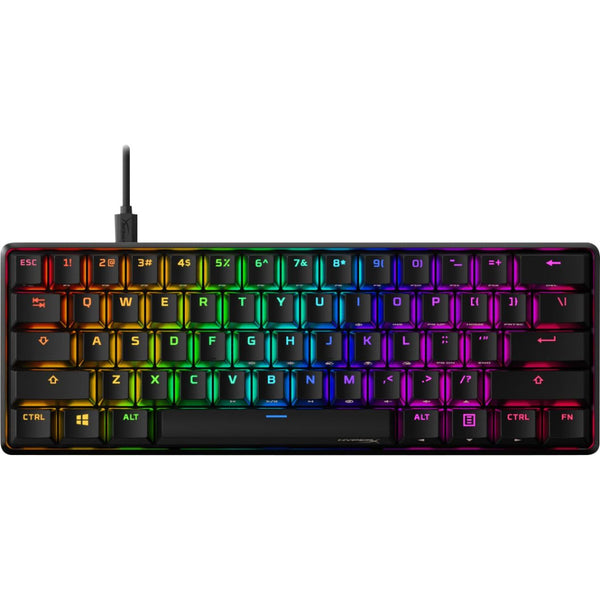 HyperX - Alloy Origins HKBO1S-RB-US/G - Wired Mechanical Linear Red Switch Gaming Keyboard & RGB Back Lighting - Black - Box Unboxed
