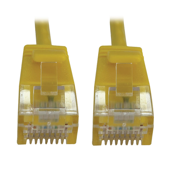 Tripp Lite - N261-S25-YW - Network Cable - RJ-45 M to RJ-45 M, UTP, CAT 6a, Molded, Snagless, Stranded, 25ft, Yellow - Box Unboxed