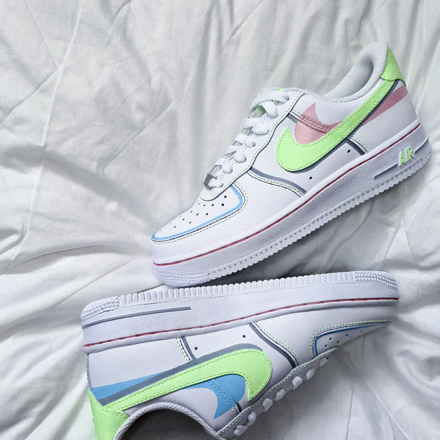 pastel colored air force 1