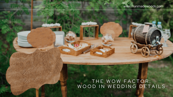 The Wow Factor: Wood in Wedding Details