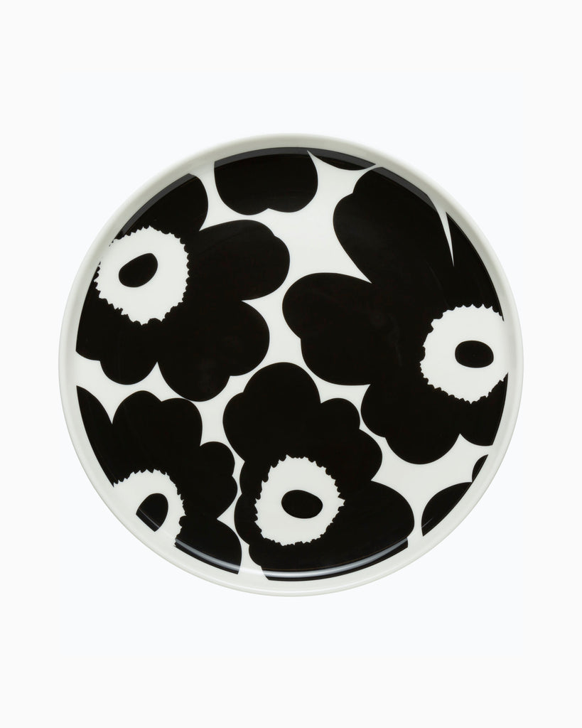 Marimekko Unikko Black / White Collection 20cm Plate – Pappa Sven