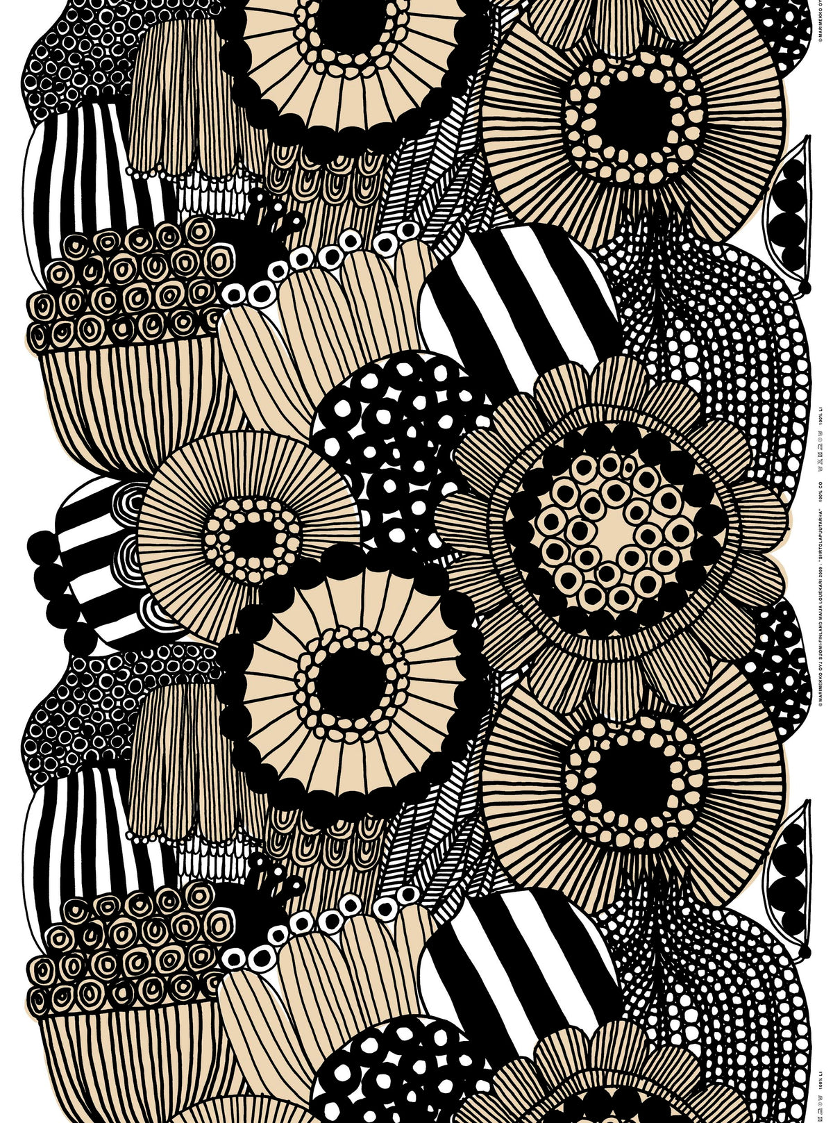 Marimekko Cotton Linen Fabric - Siirtolapuutarha – Pappa Sven