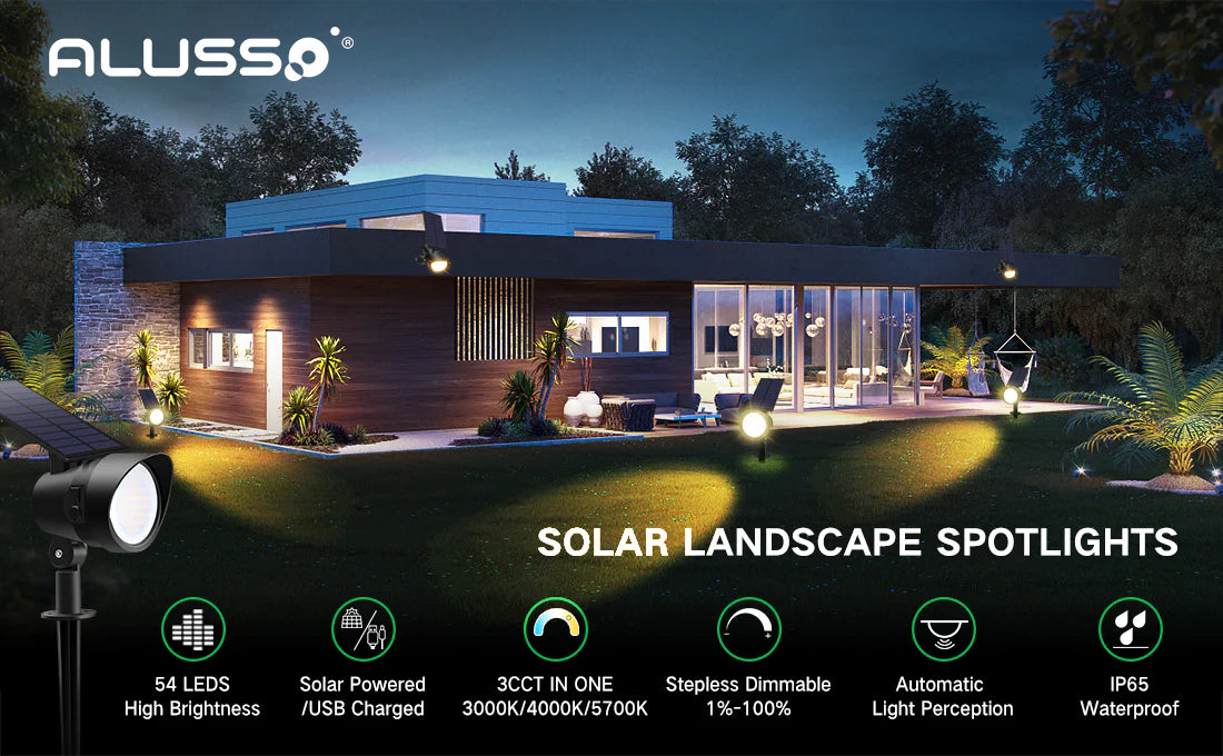 ALUSSO solar lights parameters