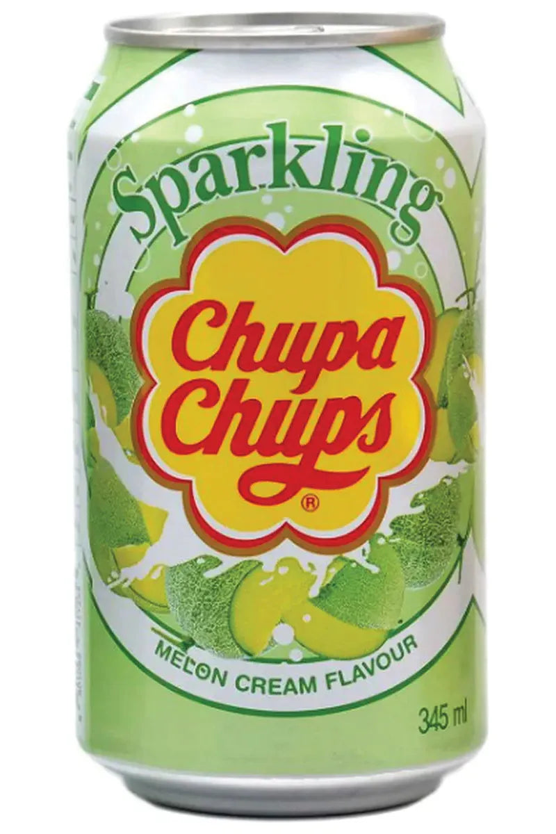Chupa Chups MELON CREAM Sparking Drink 0.345L Can
